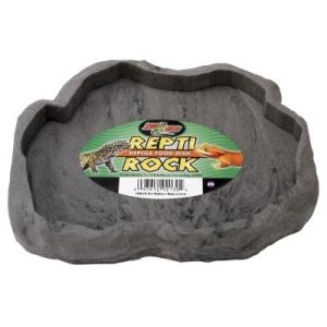 ZOOMED REPTI ROCK FOOD DISH MEDIUM