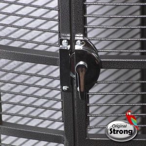 STRONG FECHO MEIA LUA PARA GAIOLAS