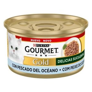 GOURMET GOLD PEDACINHOS PEIXE OCEANO 85GR