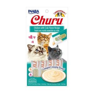 CHURU CAT RECEITA DE FRANGO COM CARANGUEJO 4X14GR