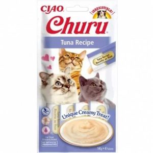 CHURU CAT RECEITA DE ATUM COM VITELA 4X14GR