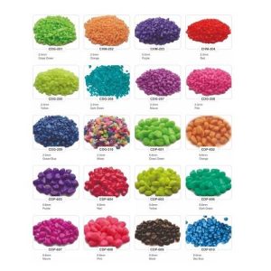 AREIA COLORIDA LISA AMARELA 1KG