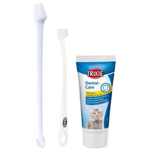 TRIXIE CONJUNTO DE HIGIENE DENTARIA P/GATOS
