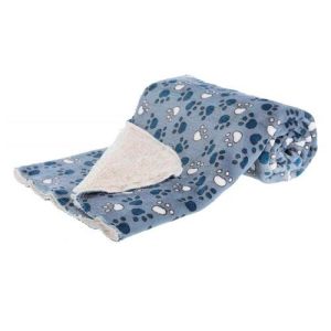 TRIXIE MANTA TAMMY 100X70CM  AZUL / BEJE