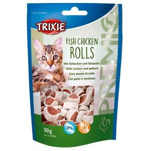 TRIXIE PREMIO FISH CHICKEN ROLLS FRANGO E PEIXE 50GR