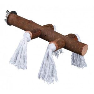 TRIXIE POLEIRO MADEIRA C/CORDAS 25CM